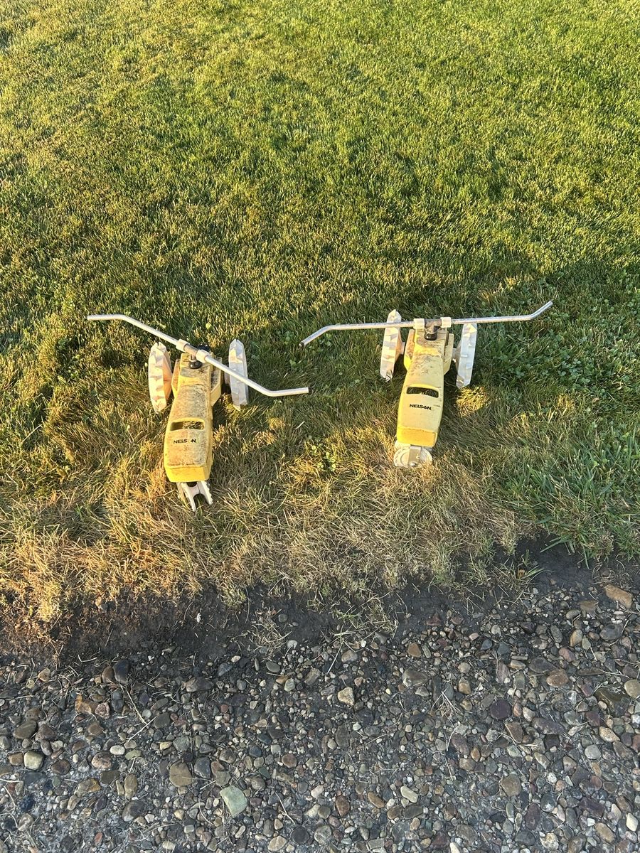 Set of 2 Nelson Traveling Lawn Sprinklers
