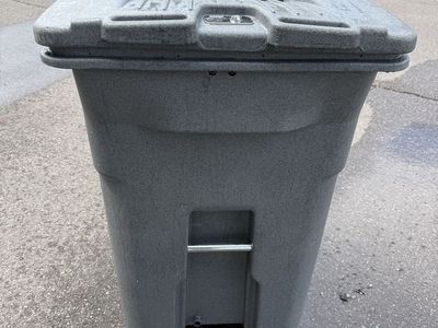 Paper Shredding Collection Can Turned Into Water Collection Barrel