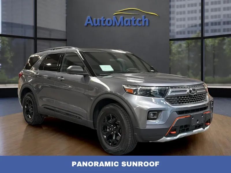 2022 Ford Explorer Timberline — rebuilt & branded title, 21% below market
