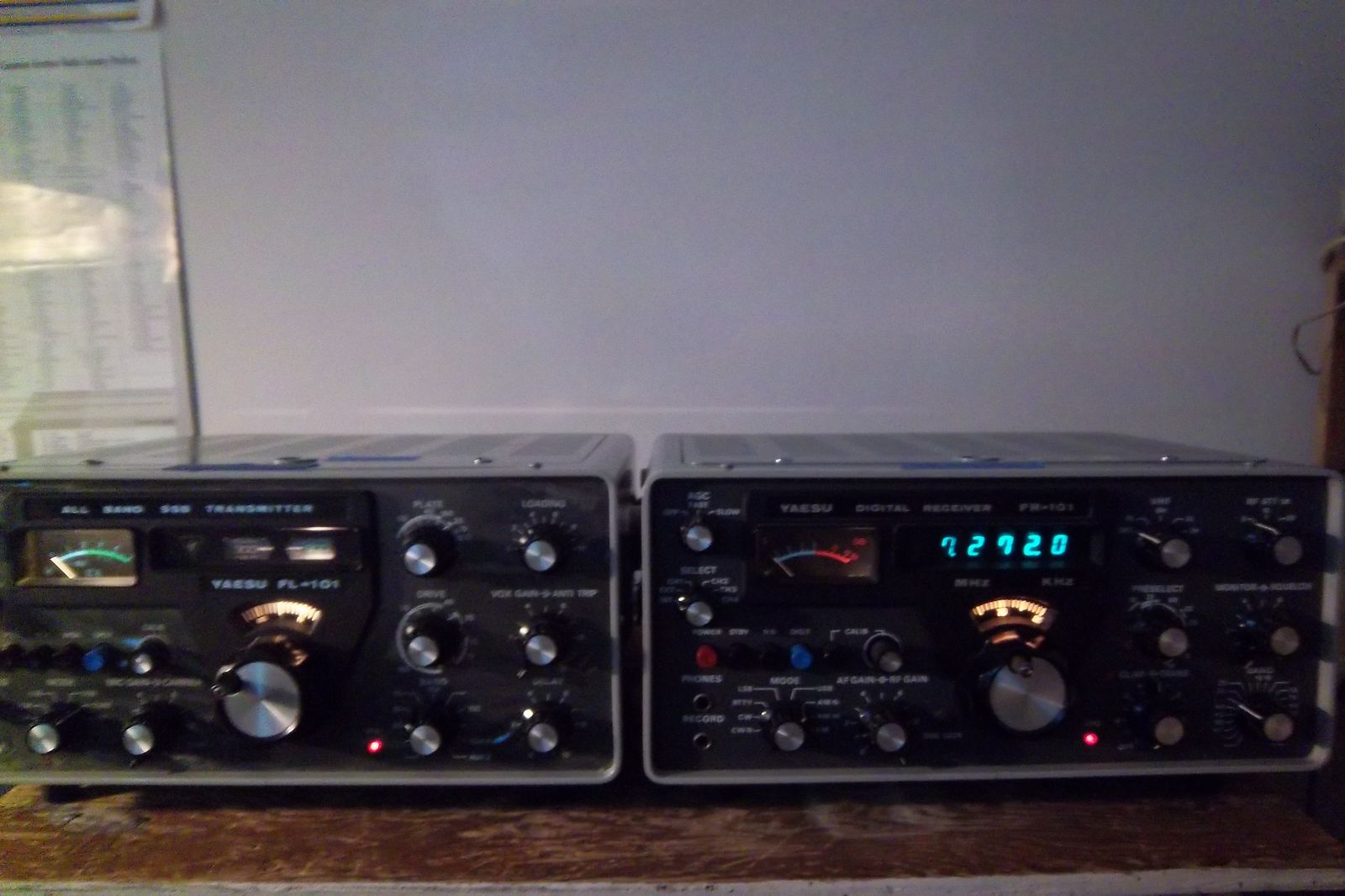 YAESU Twins FL-101 & FR-101D