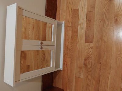 White Mirrored Medicine Cabinet