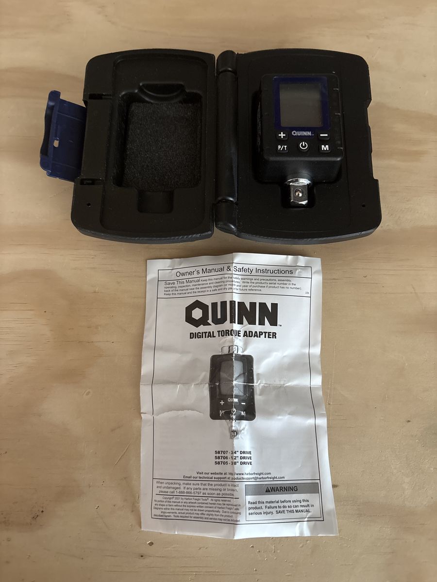 Quinn, digital torque adapter tool