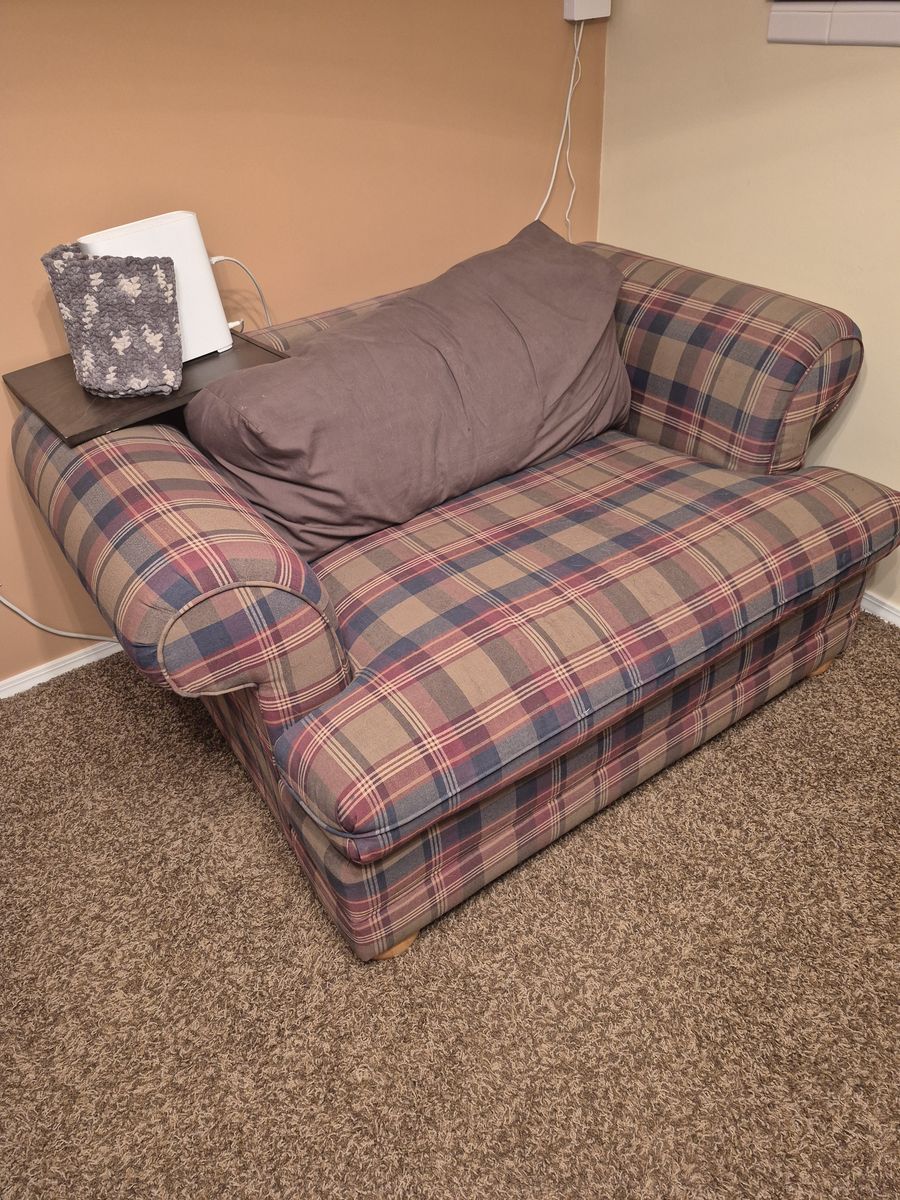 Old fashioned love seat.