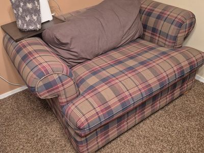 Old fashioned love seat.