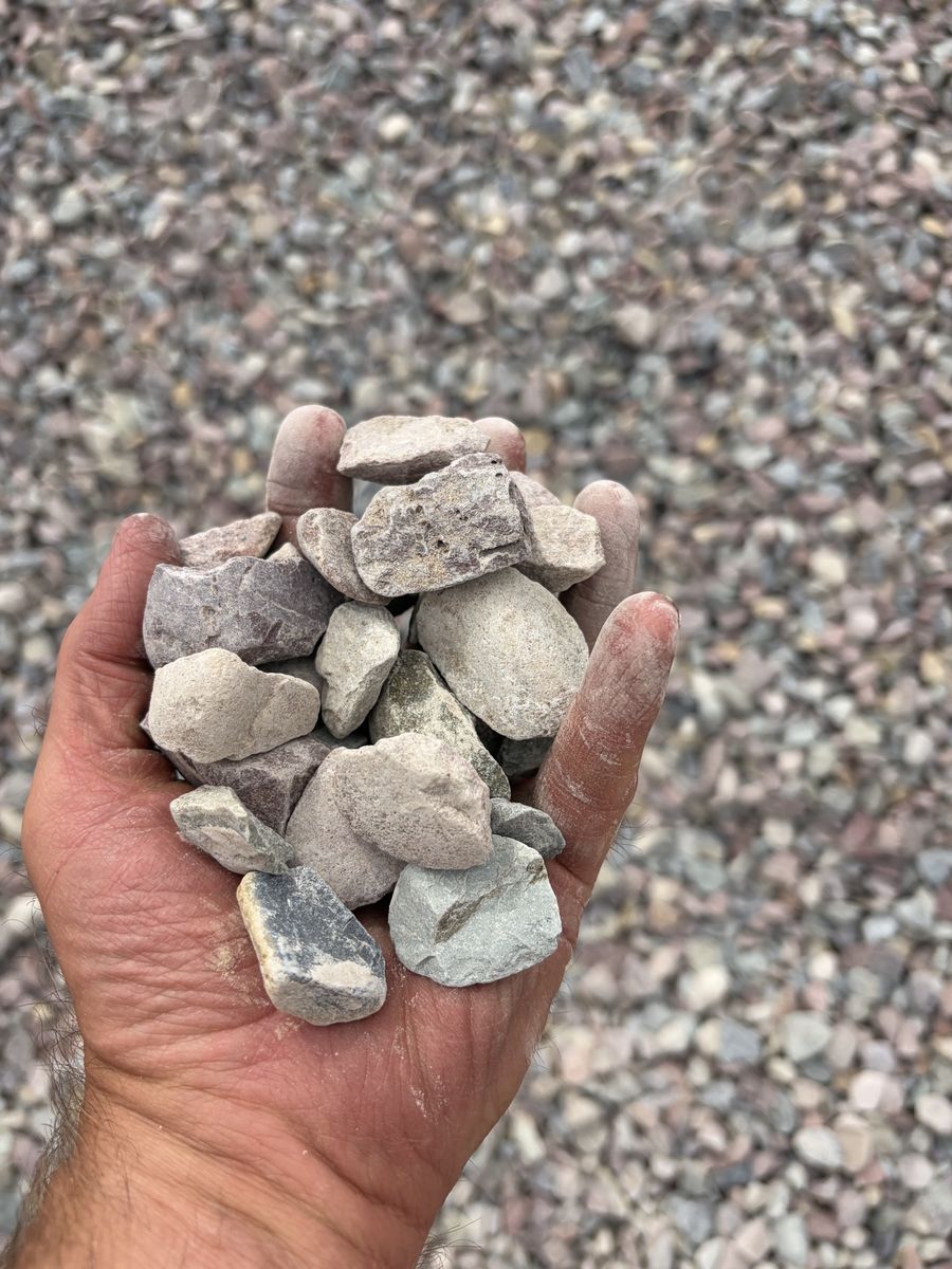 3 Tons 1 1/2 inch northern lights rock delivered!