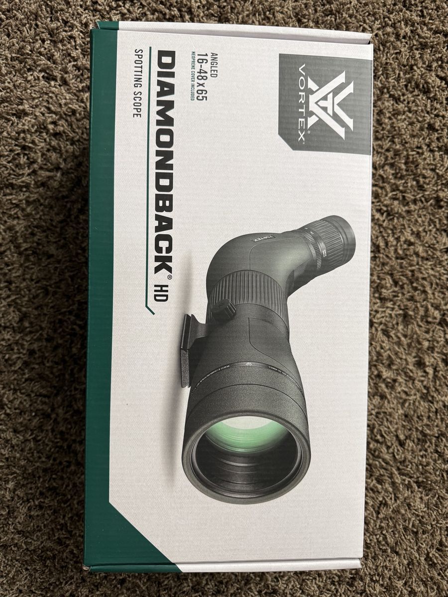 NEW Vortex Diamondback HD Spotting Scope 16-48x65 Angled