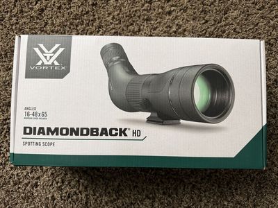 NEW Vortex Diamondback HD Spotting Scope 16-48x65 Angled