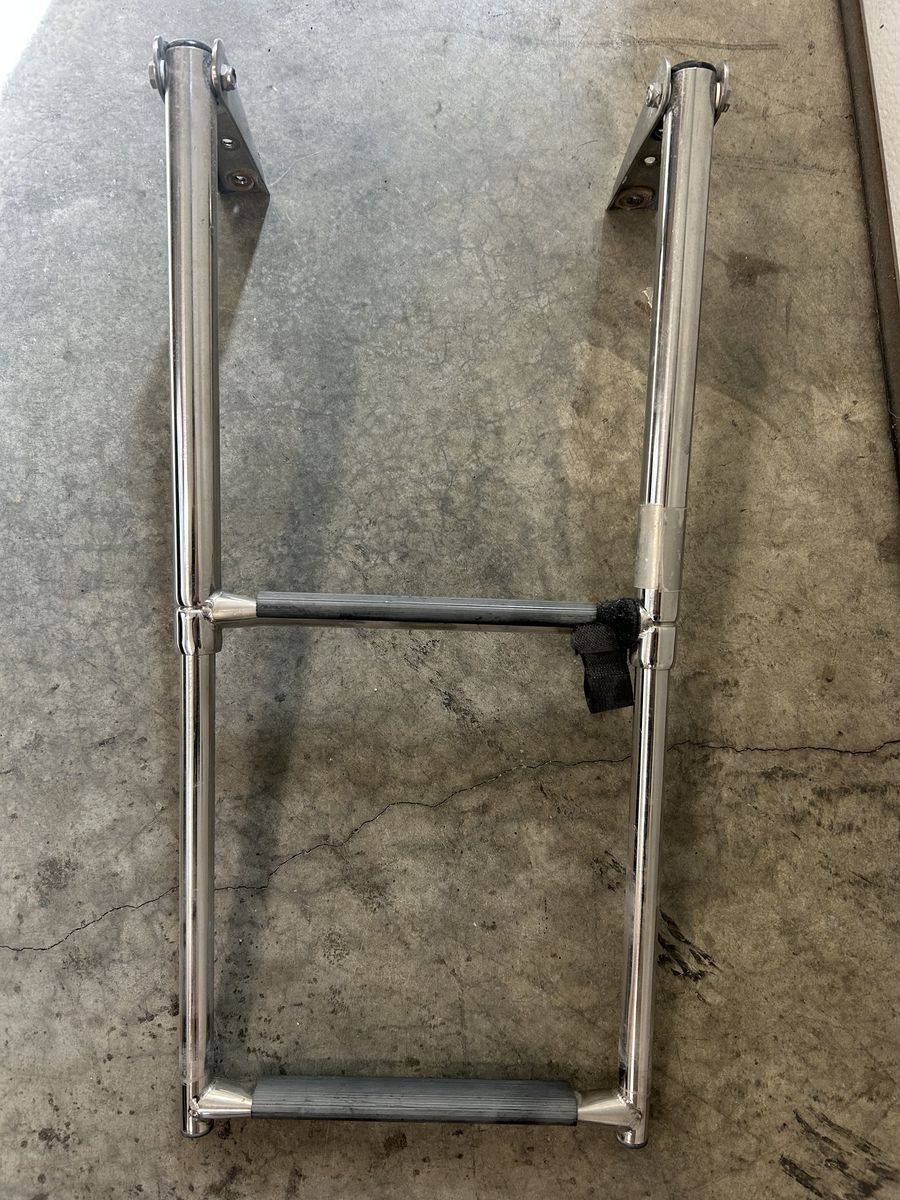 Stainless Steel 2 Step Telescoping Ladder
