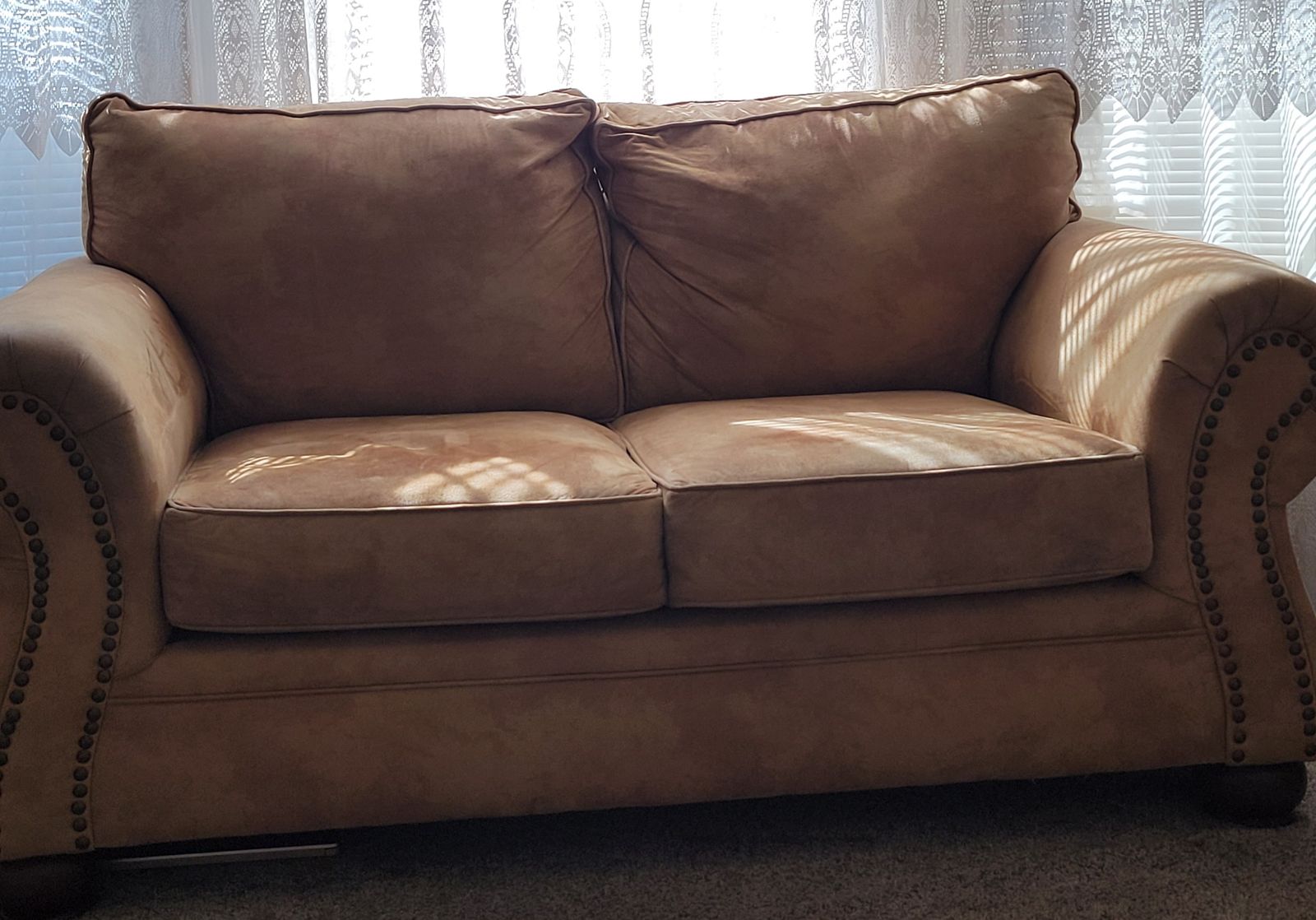 Microsuede Loveseat