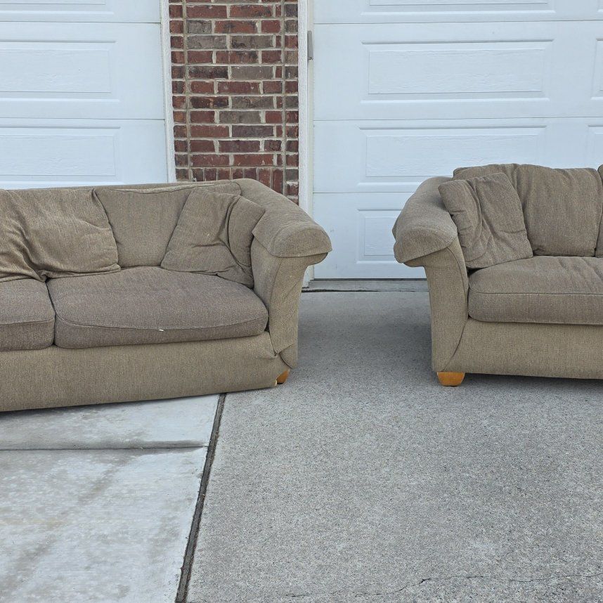 Free Sleeper Sofa and Loveseat