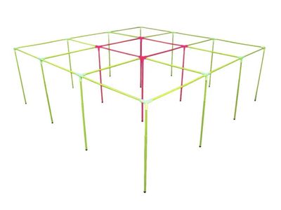 9 Square Neon / Glow in the Dark