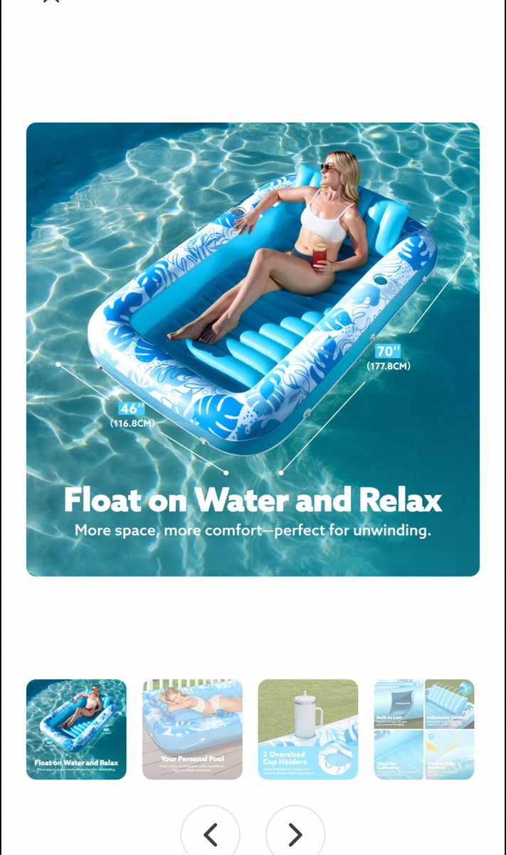 SLOOSH pool lounger float