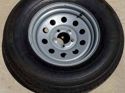 NewTrailer spare- steel wheel- 225/75r15- price negotiable