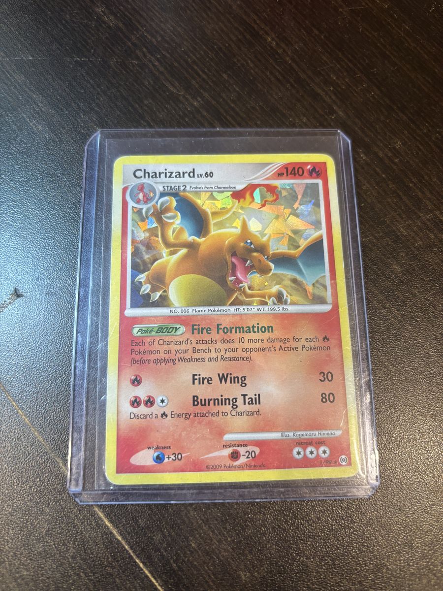 Charizard Holo Rare 1/99 Card (2009)