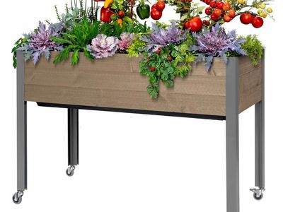 CedarCraft Self-Watering Elevated Spruce Planter 1449839 #82852