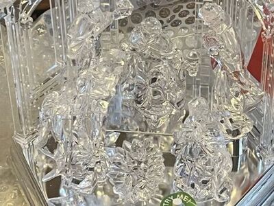 Lighted Acrylic Nativity Plays 2 Songs