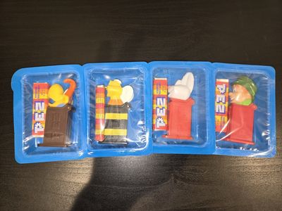 Cereal PEZ Dispensers - 4 Pack - Sealed Collectible Set