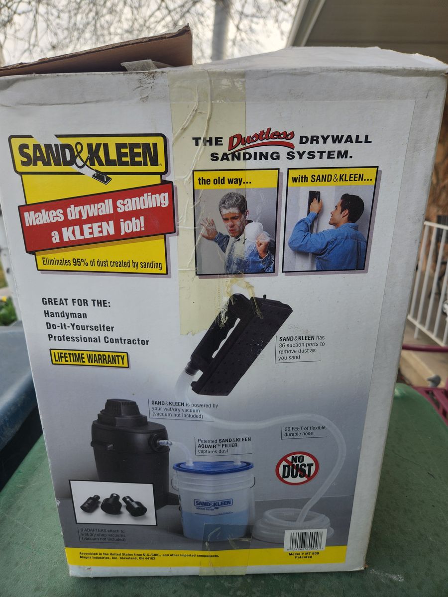 Sand & Kleen Dustless Drywall Sanding System