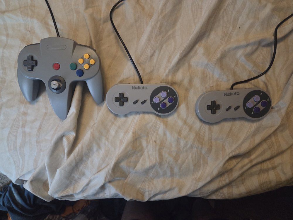 USB N64 and Super Nintendo Controllers for computer.
