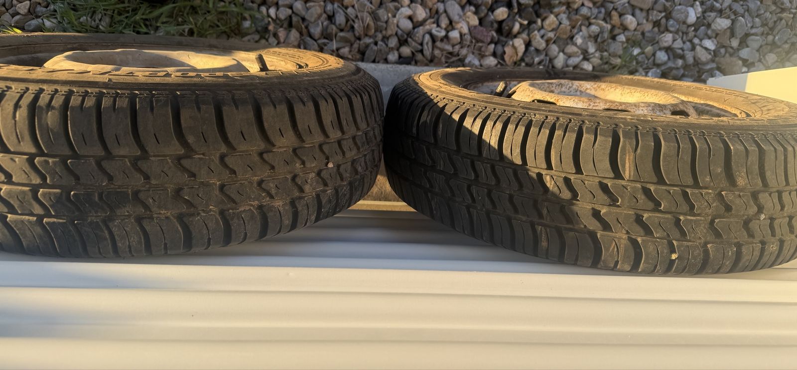 2) 155/12 snow tires