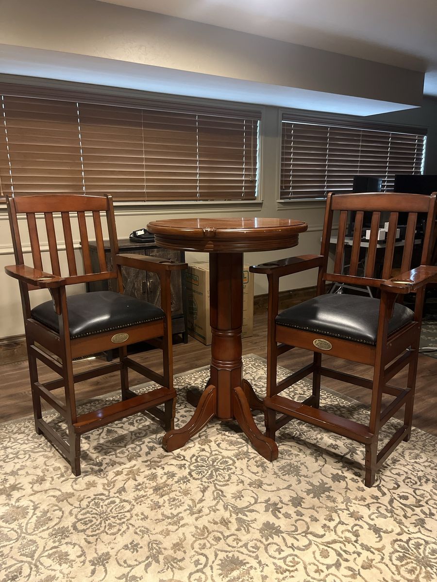 Pool Room table and chairs