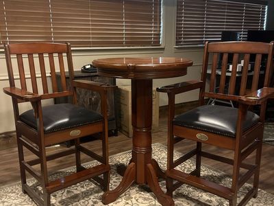 Pool Room table and chairs