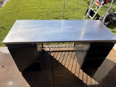 Metal Industrial Desk