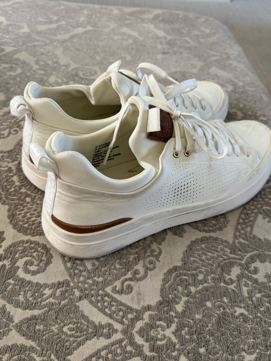 Steve Madden P-Pyper White Casual Platform Sneakers Size 10M
