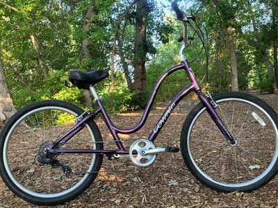 Electra Townie Step-Thru Cruiser Bicycle - Purple