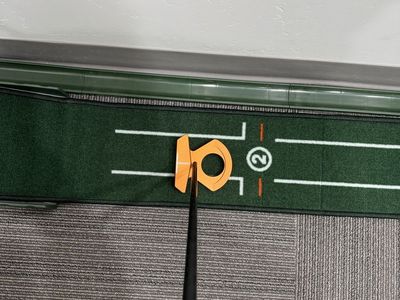 L.A.B. Golf DF3 Putter Orange Finish with TPT Pure Precision Shaft and Headcover