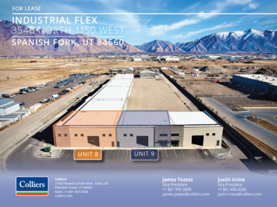 New Flex/Industrial Units for Lease in Spanish Fork