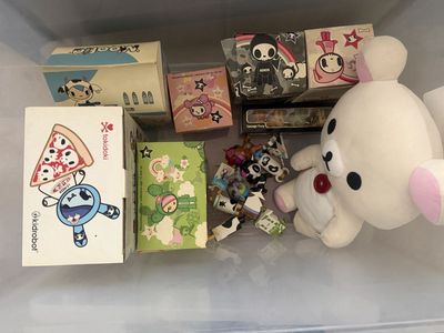 Tokidoki/Kidrobot Vinyl Figure Lot, Boxes & Korilakkuma Plush