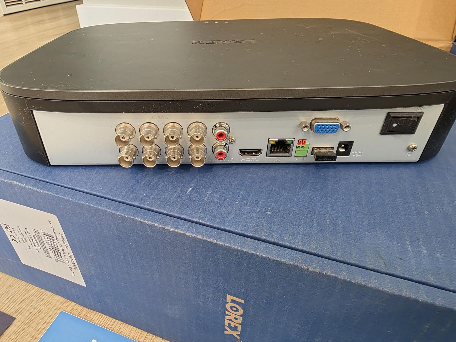 Lorex 8-channel, 4K Ultra HD DVR high-definition recording security systems. 4K resolution