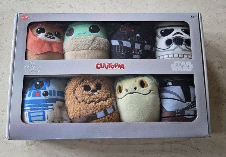 Mattel Disney 100 Star Wars Cuisutopia Plush 8-Pack Box Set New
