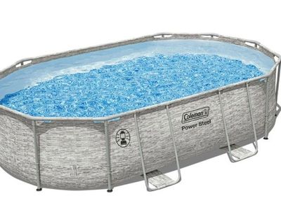 Coleman Power Steel 16' x 10' x 42" Oval Above Ground Pool Set
