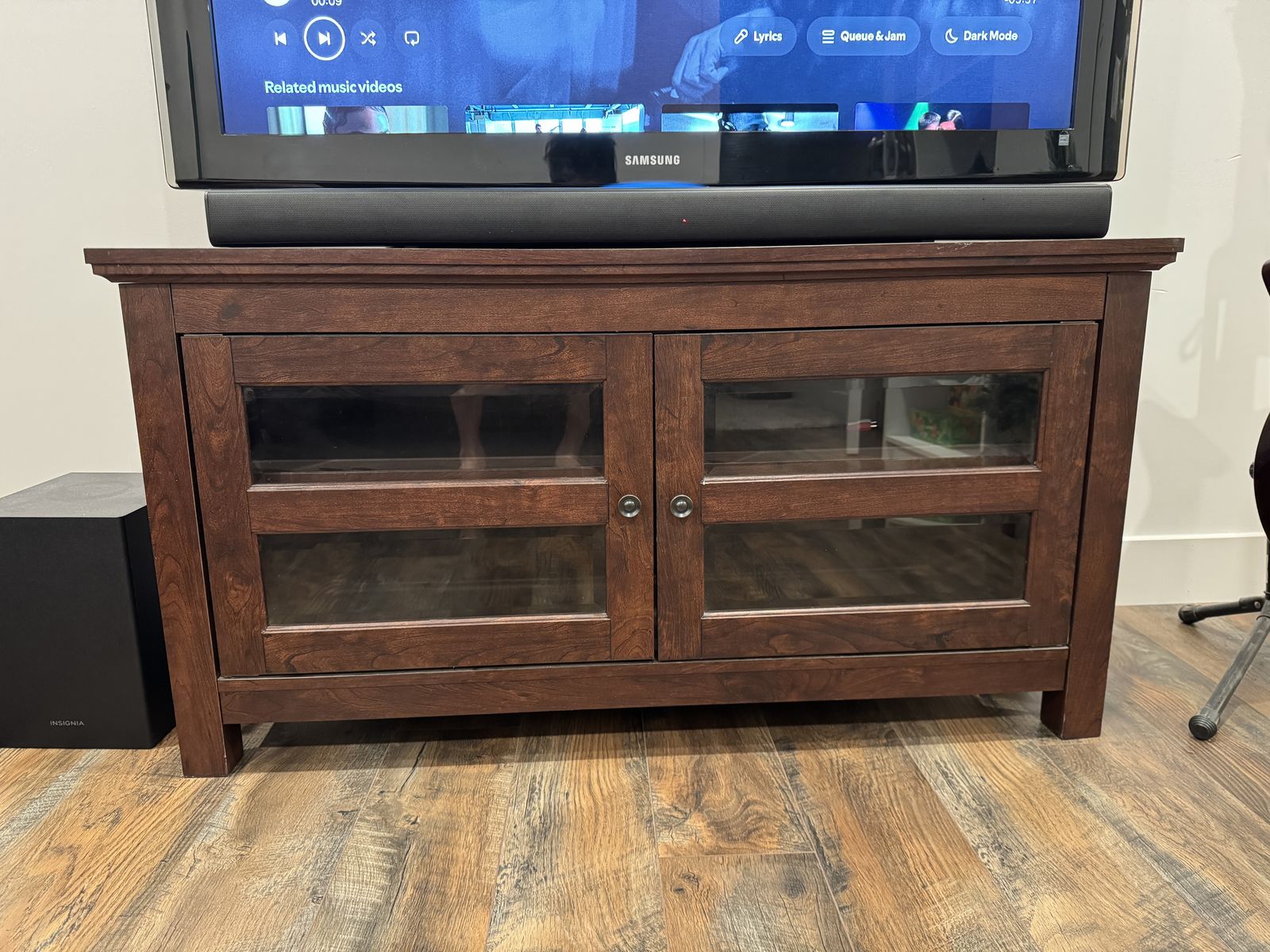 Dark Wood Tv Stand