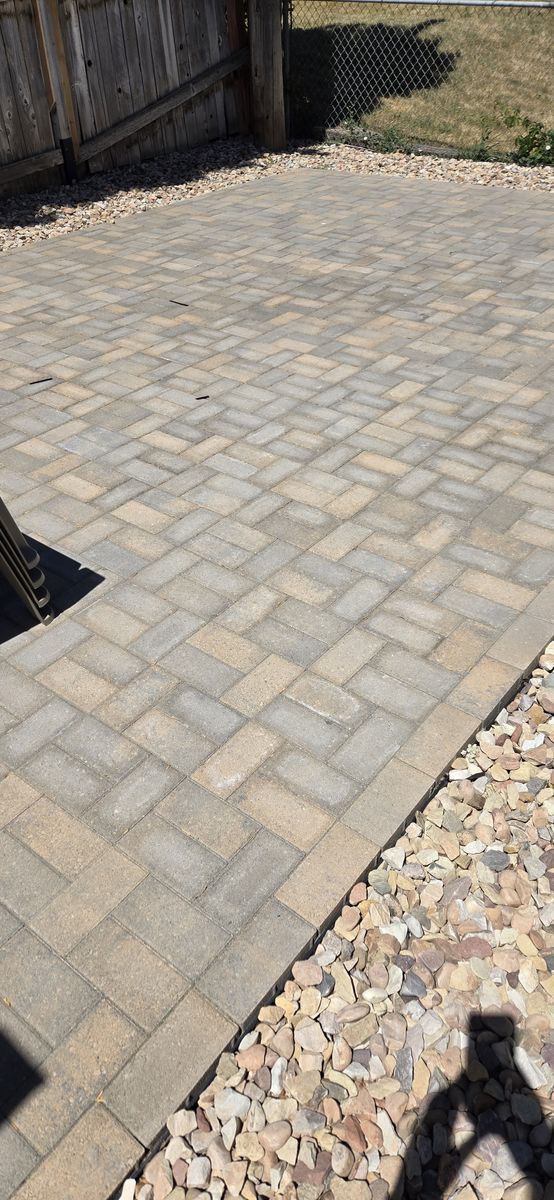 Pavers  -- 780 Oldcastle Holland Pavers for  $350  -- Tan/Charcoal