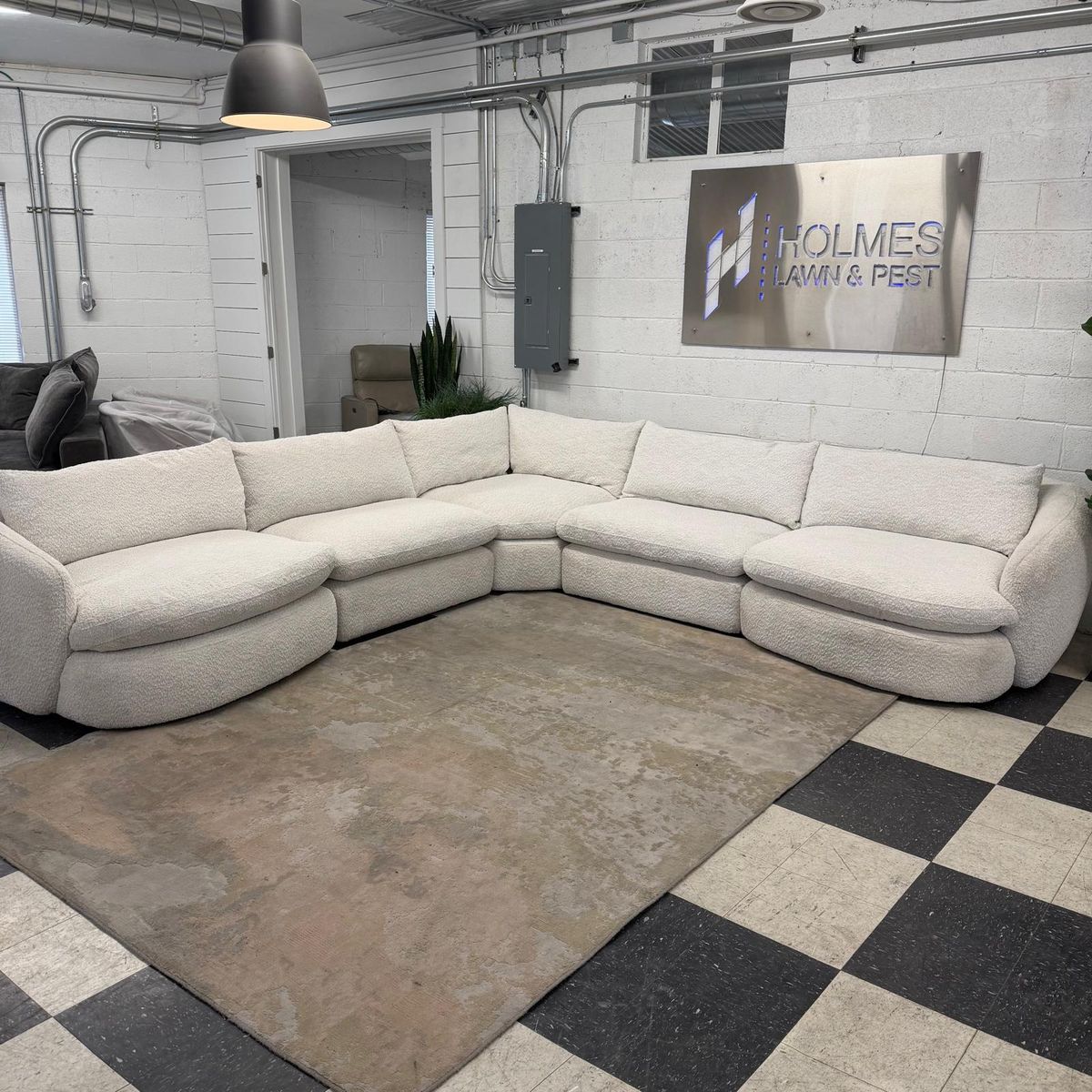 COSTCO HOLLEY 5-PIECE MODULAR FABRIC SECTIONAL!!