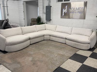 COSTCO HOLLEY 5-PIECE MODULAR FABRIC SECTIONAL!!