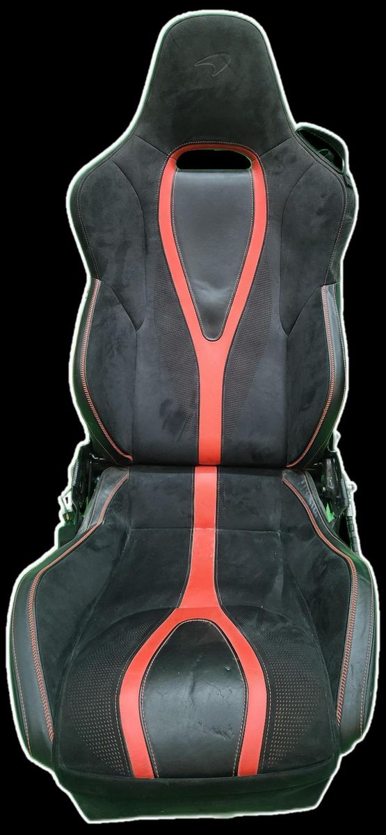 Mclaren Race Seat, Red Accents