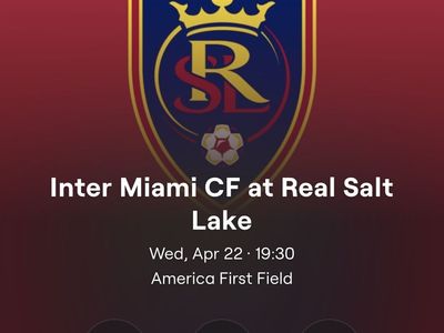 Inter Miami vs. RSL on 4/22 - 2 Tickets
