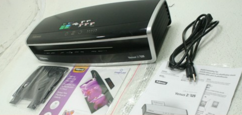 Fellowes Venus 2 125 Thermal & Cold Laminator 5734801 AutoSense 6-Roller
