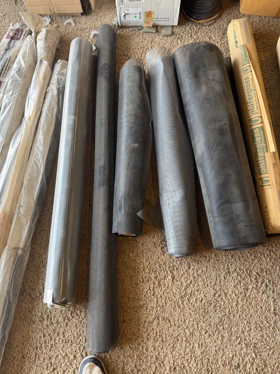 Liquidating Screen Repair Inventory - Phifer Mesh & Tru-Frame Kits - over $2k+ Value