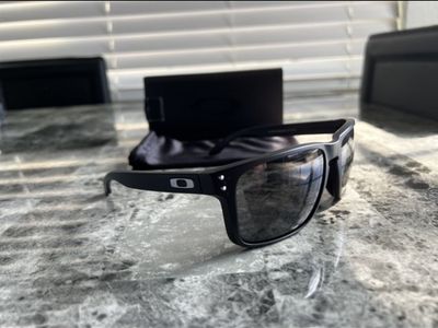Oakley Holbrook Black Polarized Sunglasses