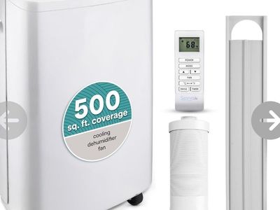 SereneLife 14,000 BTU Portable Air Conditioner 650 sq ft