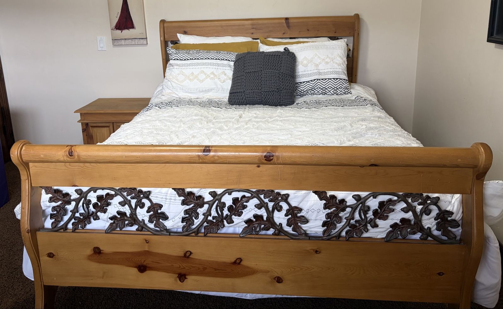 Solid wood bedroom set
