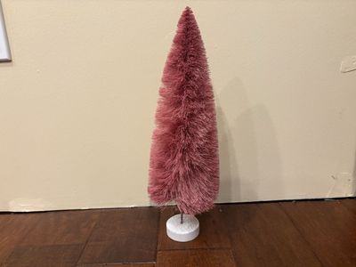 New Pink Bristle Bottle Brush over 14 Inches Tall