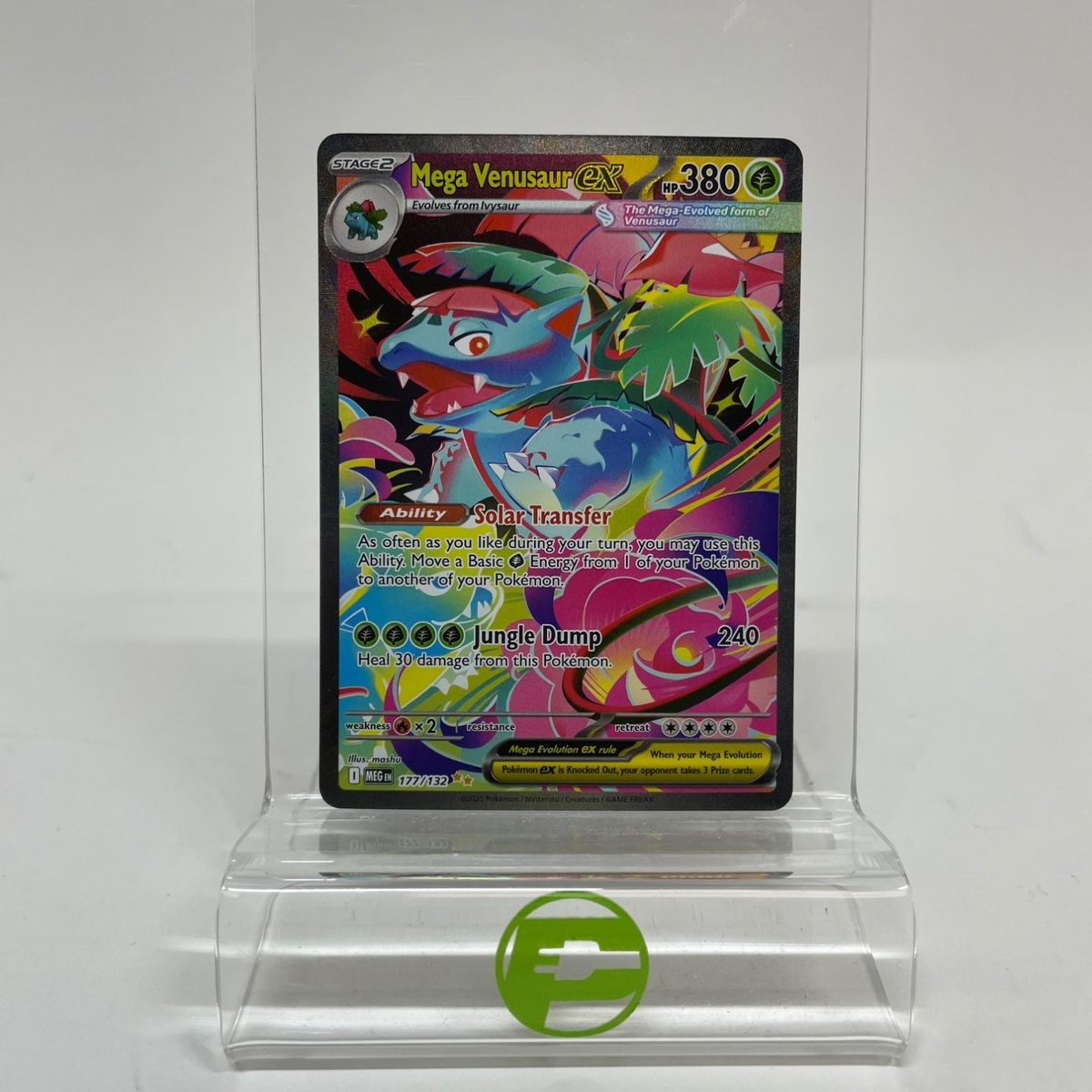 Pokémon TCG ME01: Mega Evolution Mega Venusaur ex 177/132 English Ungraded