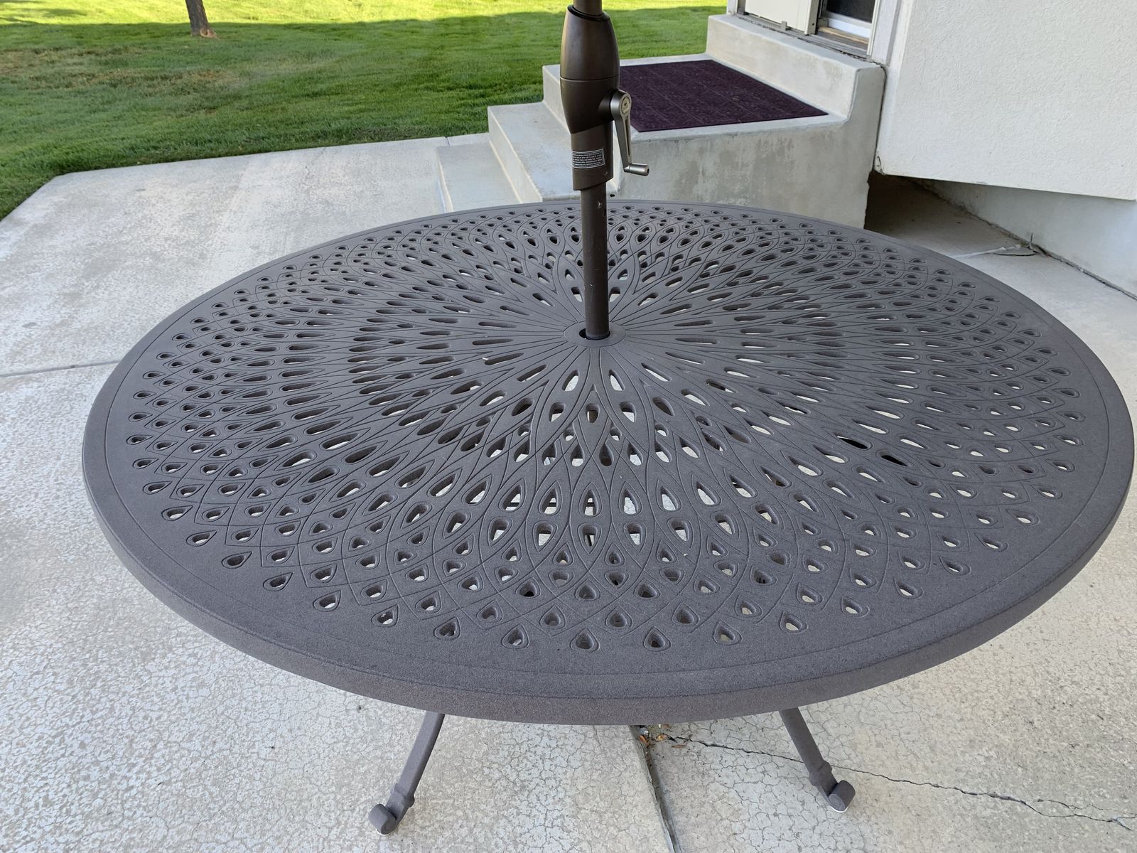 Patio Cast Aluminum Table