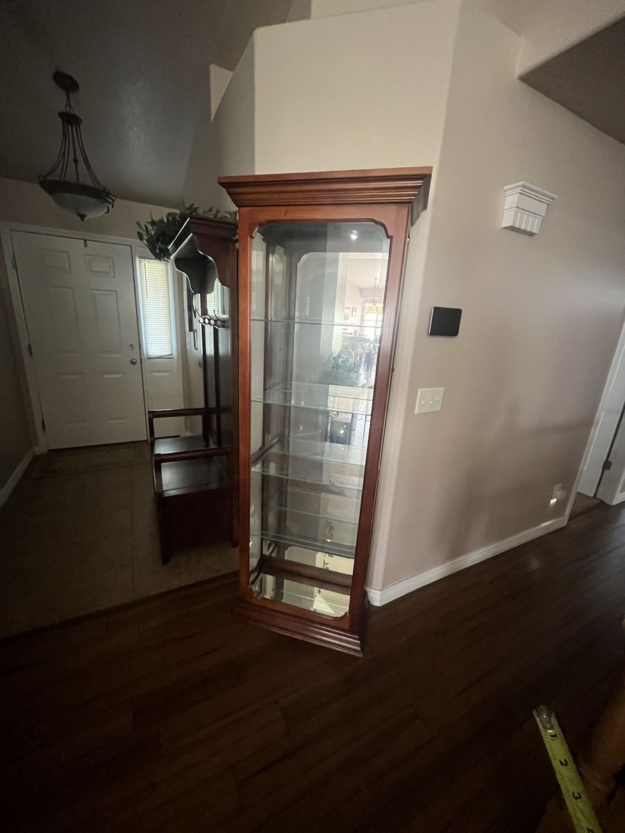 Curio Display Cabinet. 